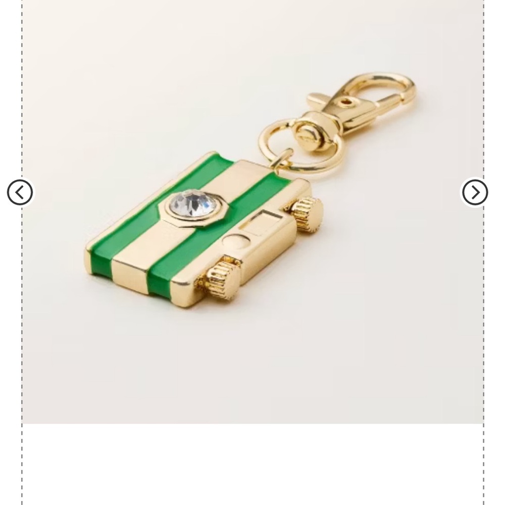 Camera Bag Charm Keychain - kate spade new york x Target Gold/Green